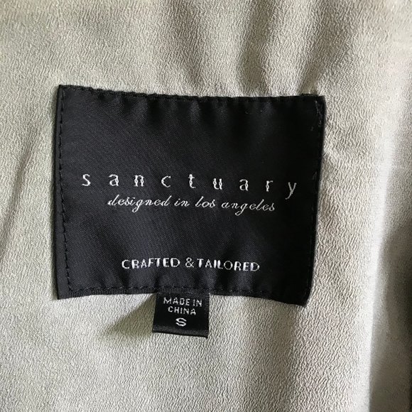 Sanctuary - Womens Olive Green Bomber Jacket, S - Picture 5 of 7